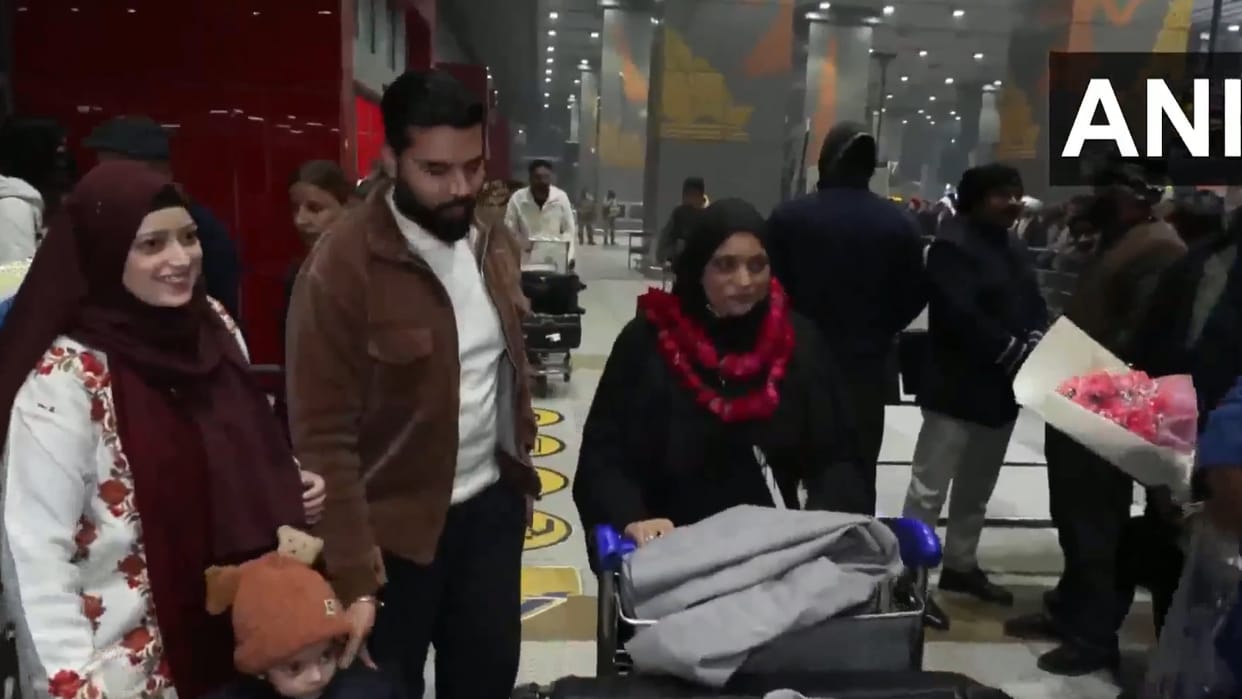 Indian nationals return to Delhi from Iran amid the evolving situation there