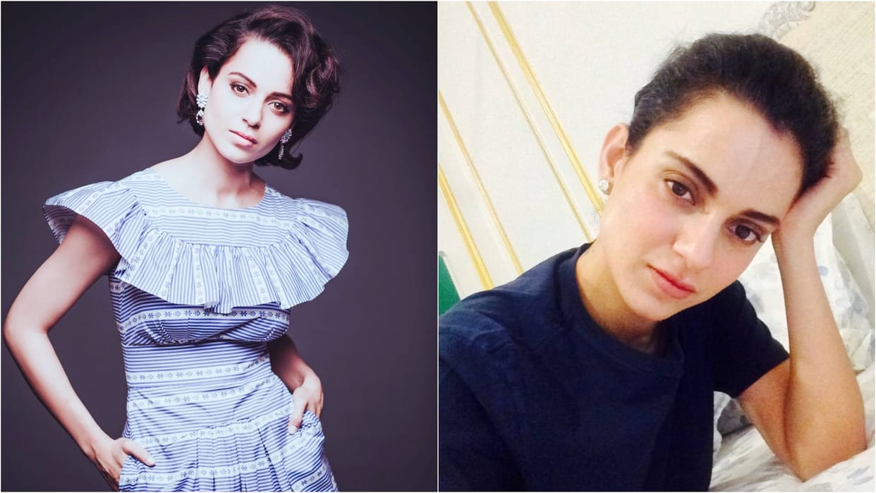 Actress and Bjp MP Kangana Ranaut hopped on the viral 2016 trend shares throwback photos with bitter Memories