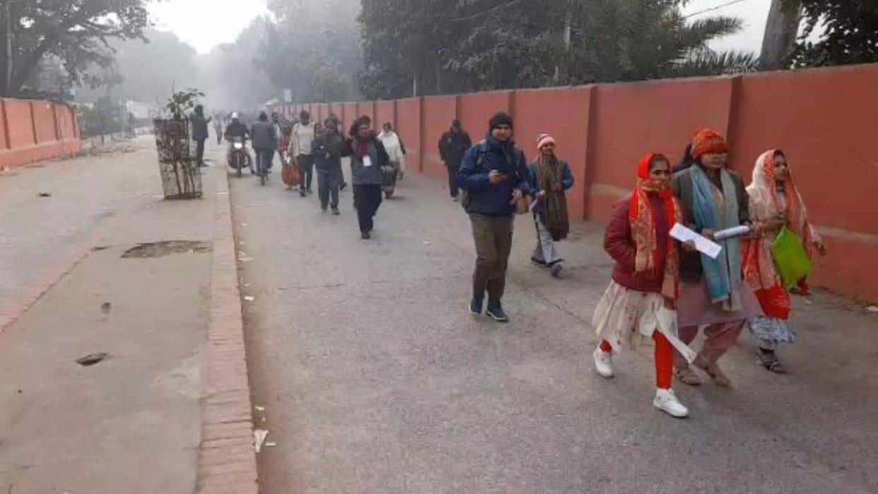 6940 candidates left UP LT Grade Teacher exam in bareilly