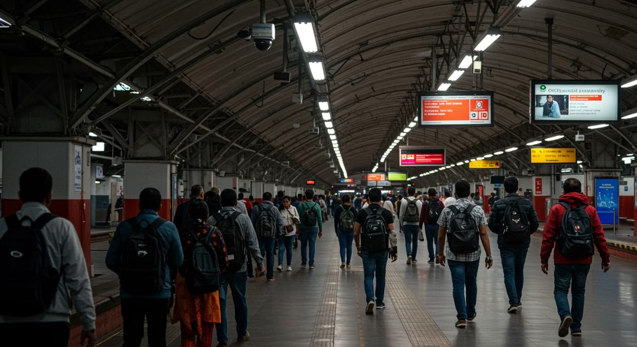 Face recognition and AI-based cameras installed at New Delhi station