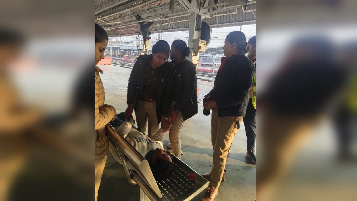 QRT swung into action after she fainted on the Vande Bharat Express.