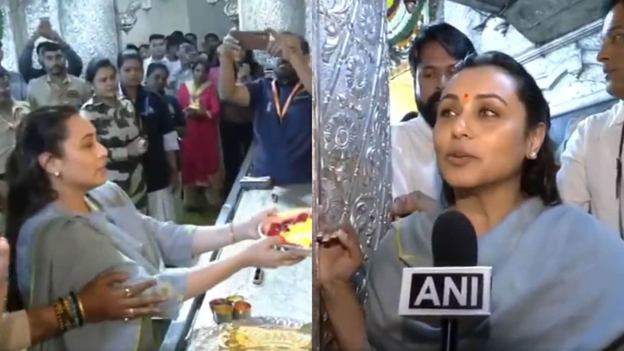 Rani Mukerji reached Ganpati Mandir ahead of Mardaani 3 Release sasy I like it