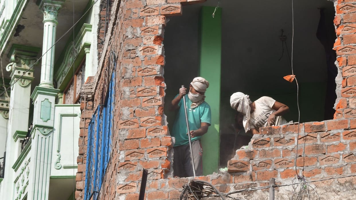 Dalmandi sound of hammers now echoing streets after bulldozer in varanasi