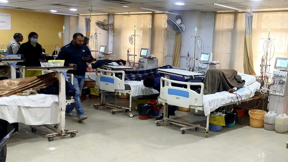 Dialysis Unit of Deen Dayal Hospital Aligarh