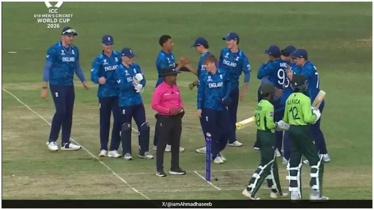 Bizarre Run-Out Stuns Fans In Under 19 World Cup As England Beat Pakistan