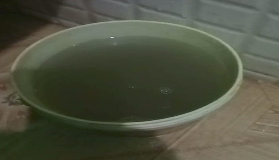 water department took action only after the video went viral; people were forced to drink contaminated water