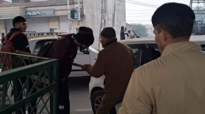 Youths expressed anger over the BSF recruitment notification, blocking roads and being chased away by police.