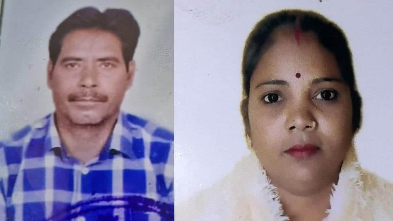 आरोपी पति बृजभान व मृतका प्रीति