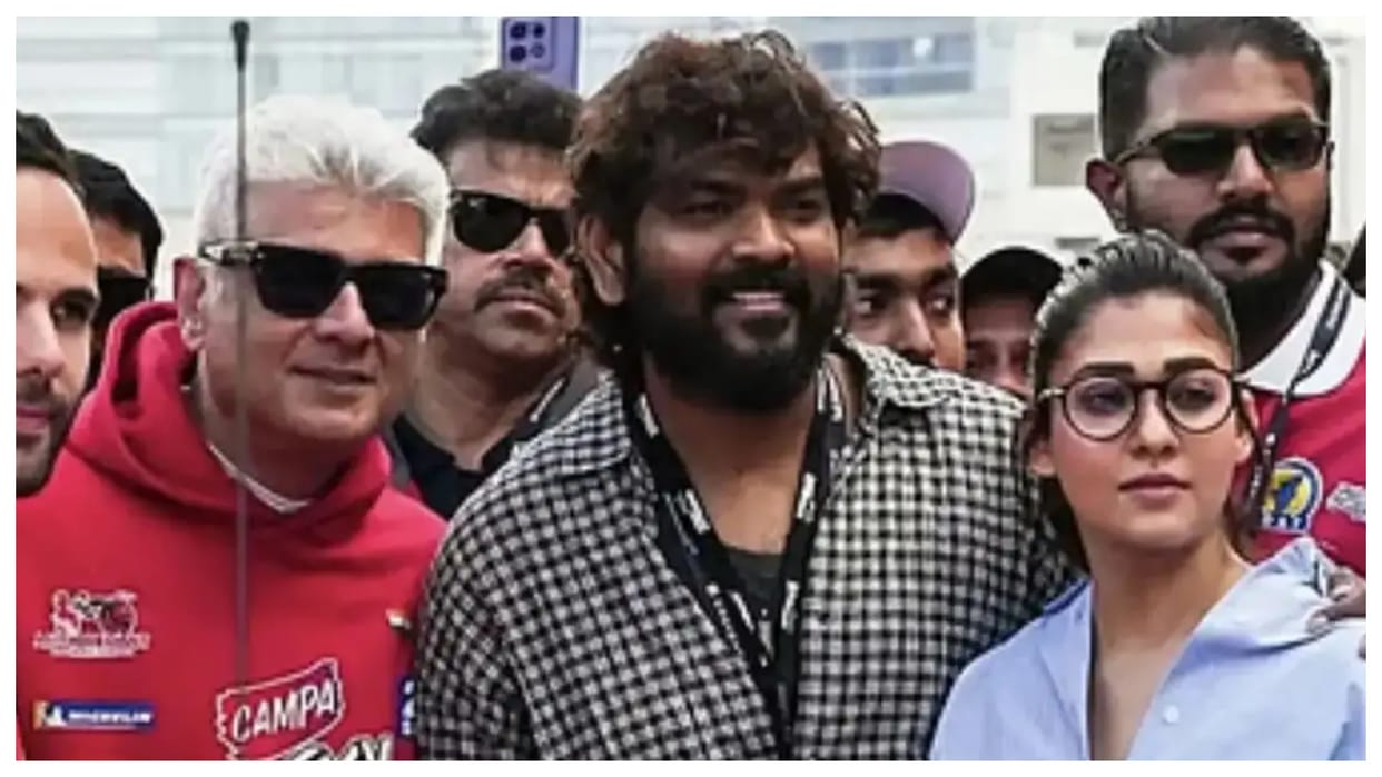 Nayanthara Vignesh Shivan Cheer For Ajith Kumar At Dubai Autodrome Watch Viral Video