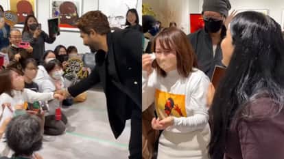 Japanese Fan Burst Into Tears Front Of Pushpa 2 Fame Actor Allu Arjun In Tokyo