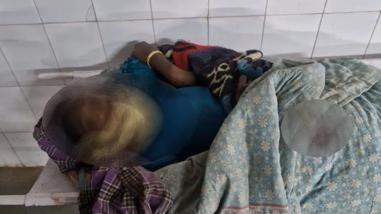 Bahraich: A husband, who lost his temper in a domestic dispute, hacked his wife to death with an axe
