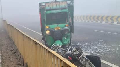 Rampur: A tempo ran over a father, son, and nephew on a motorcycle, killing all three