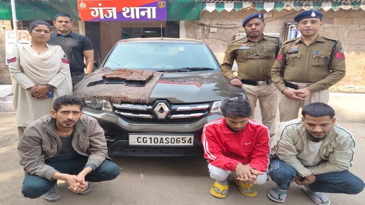 Raipur: ओडिशा से रायपुर तक नशे की सप्लाई का भंडाफोड़, तीन हजार नशीली गोलियों के साथ 3 आरोपी गिरफ्तार