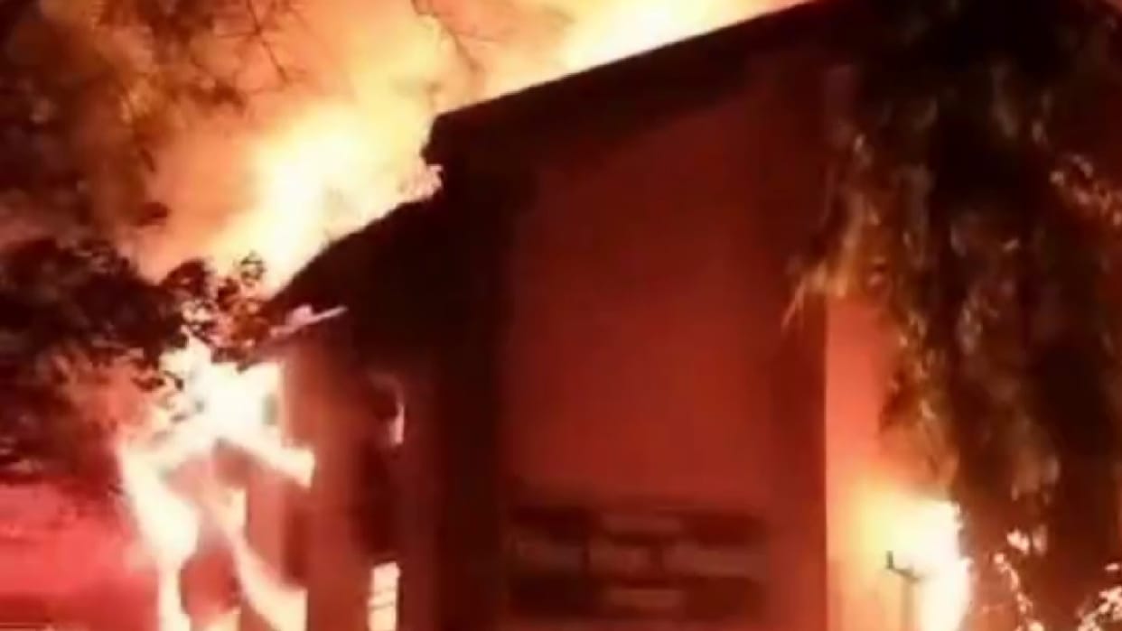 Fire breaks out at Raipur DEO office, burning old education department records to ashes