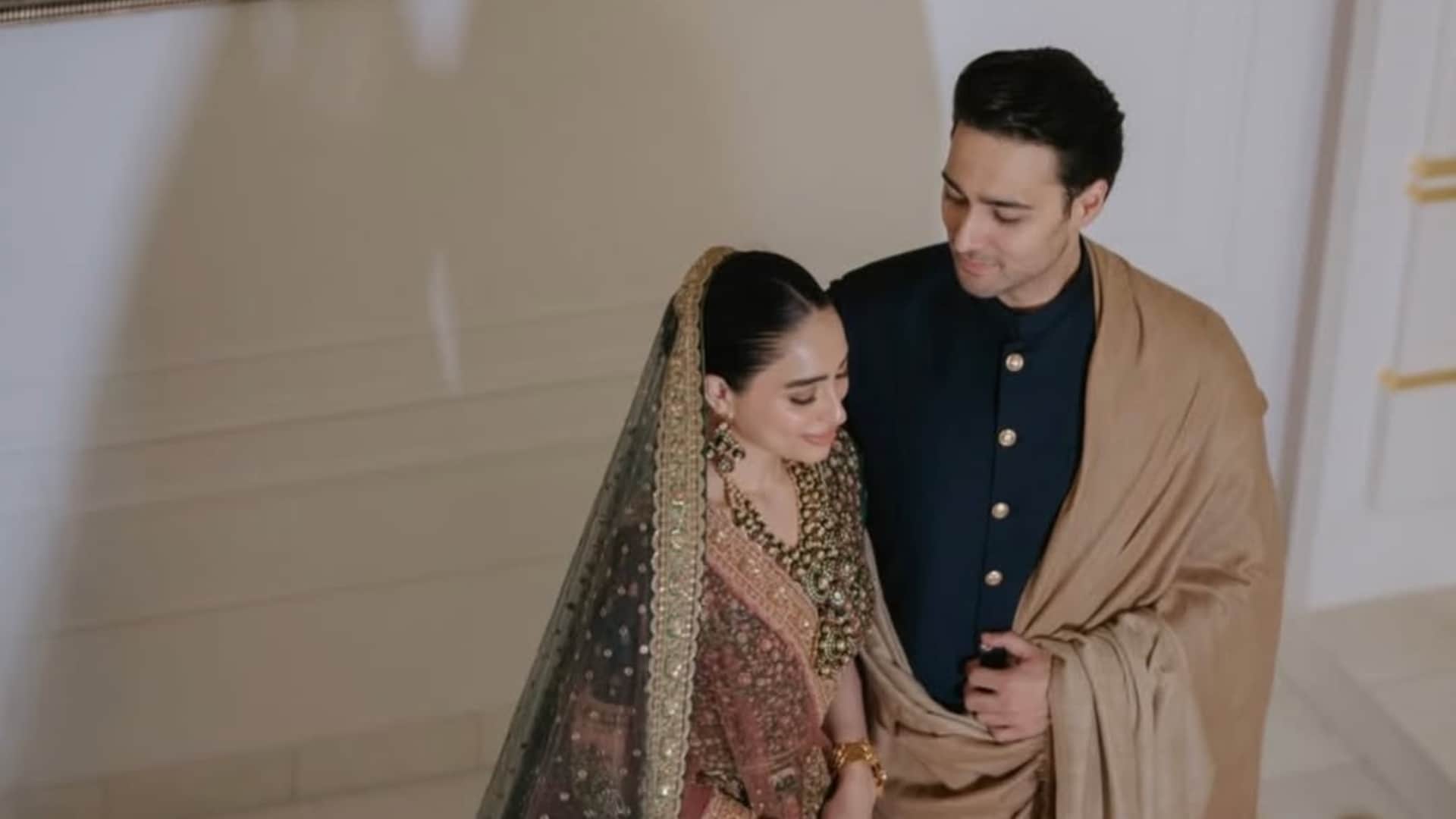 pakistan maryam nawaz son wedding photos bridal outfit controversy photos