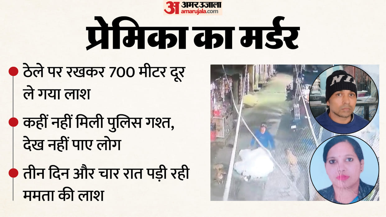 young man murdered his girlfriend In Muzaffarnagar He carried her body on a cart for 700 meters