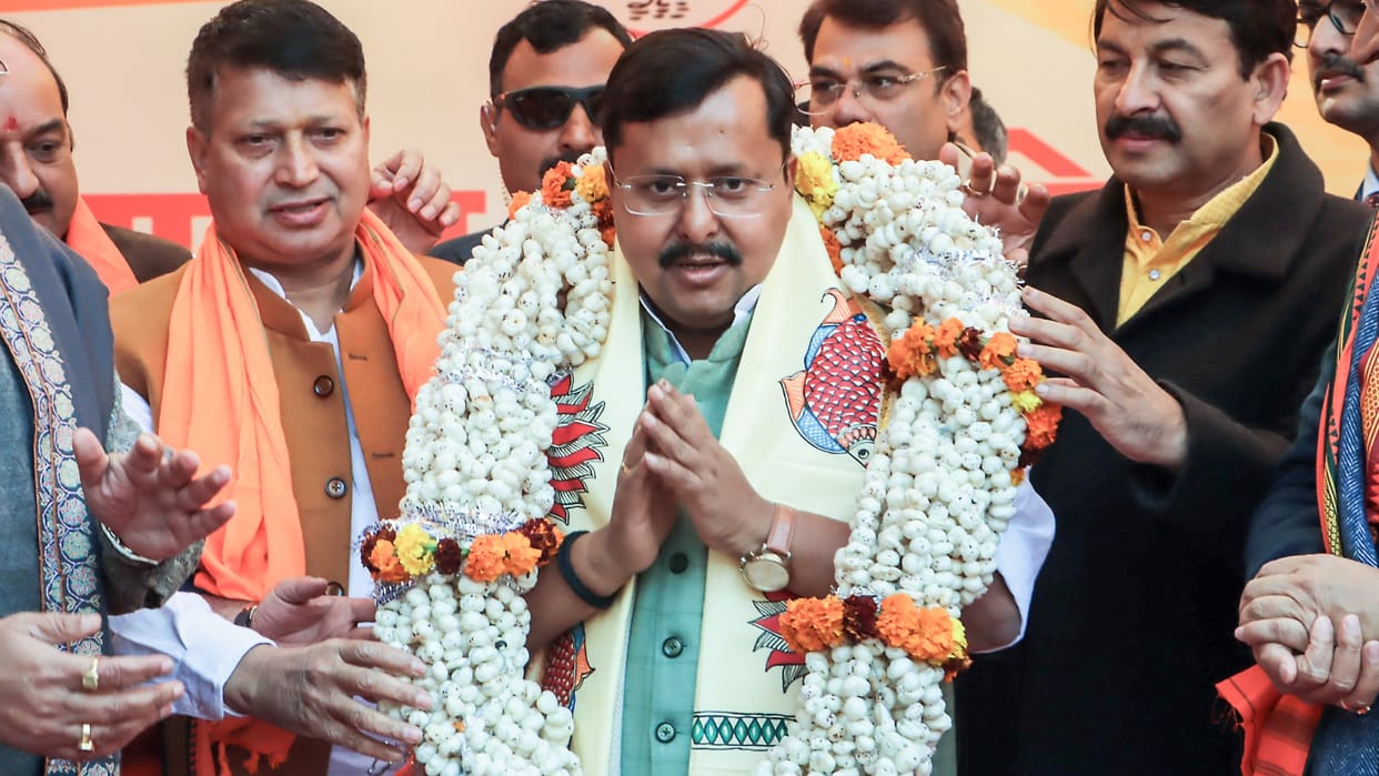nitin nabin youngest bjp president from yuva morcha to mla
