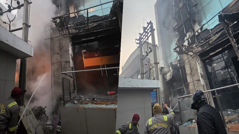 Fire breaks out in Noida Sector-63 building