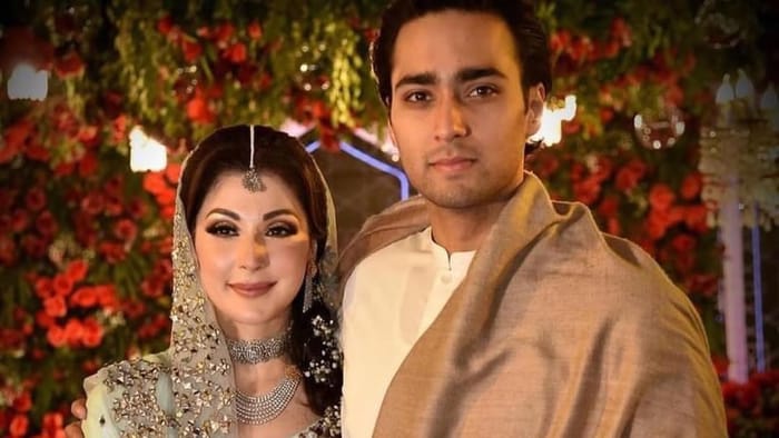 pakistan maryam nawaz son wedding photos bridal outfit controversy photos