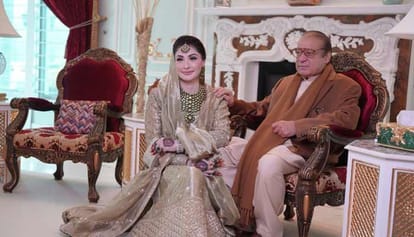 pakistan maryam nawaz son wedding photos bridal outfit controversy photos