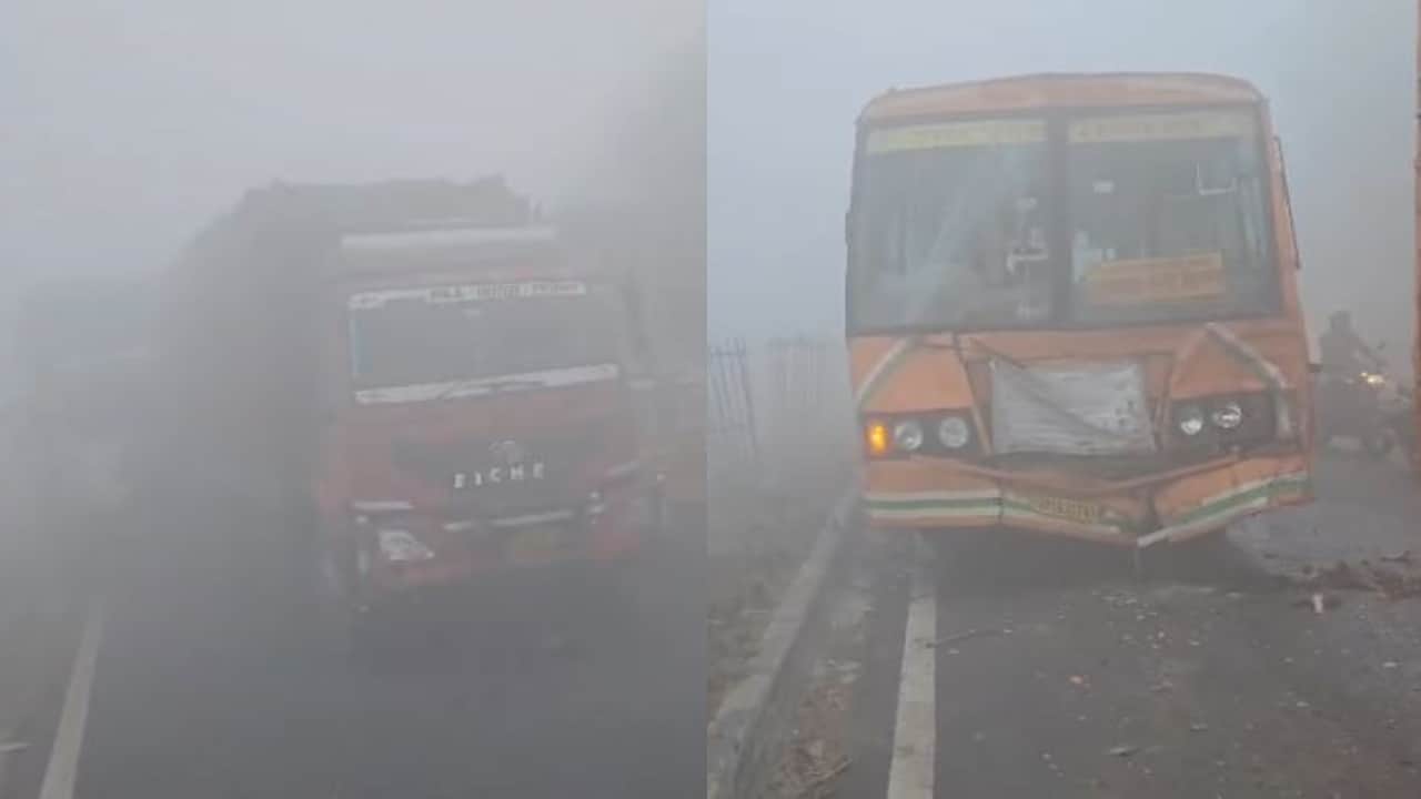 three people died in road accidents due to dense fog in Bareilly division