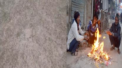 Drizzle and hailstorm in Aligarh