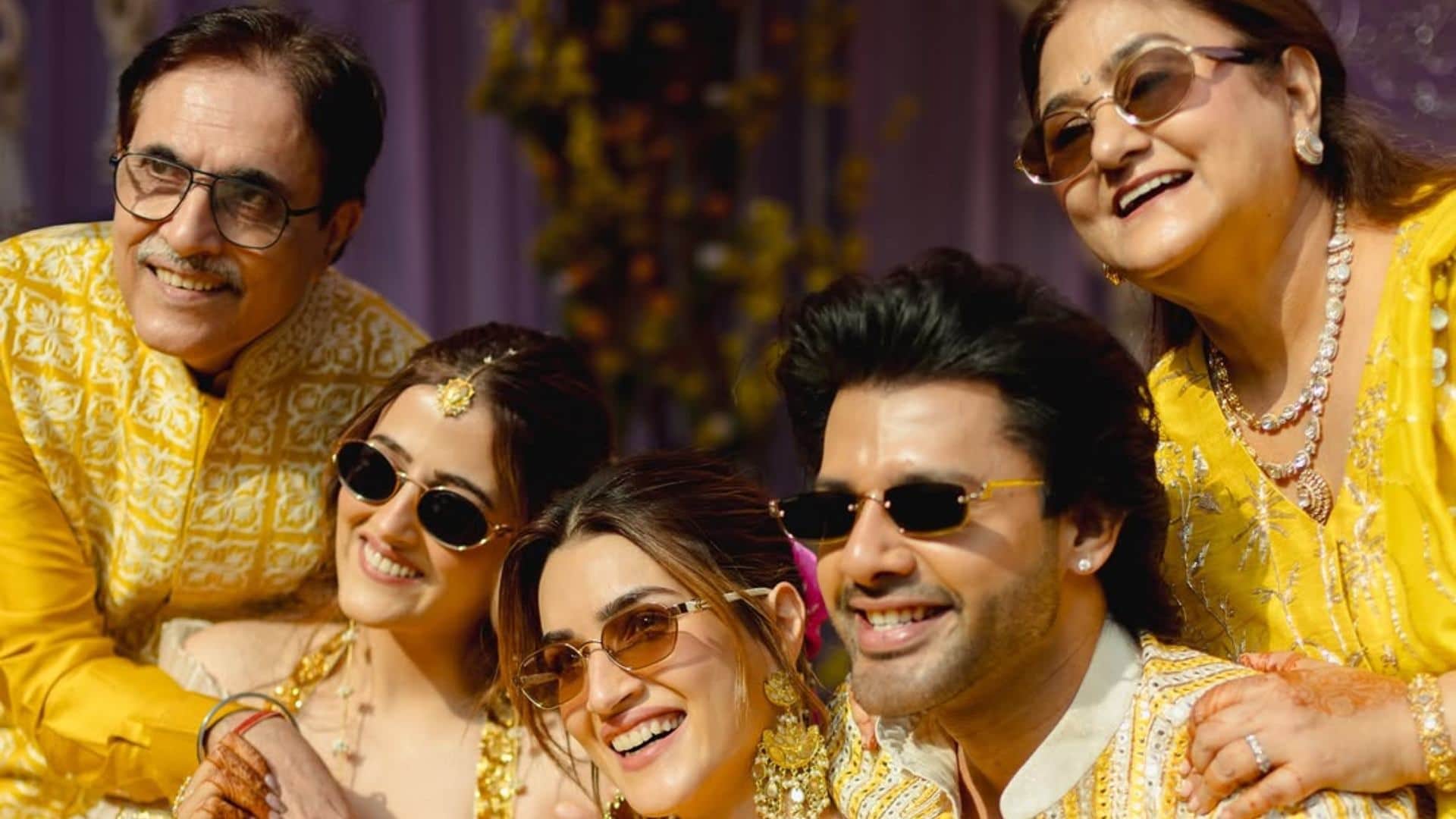 Kriti Sanon share photos of nupur sanon marriage dance with sister