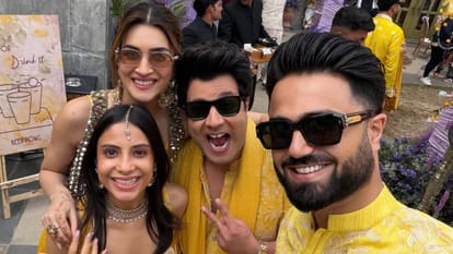 Kriti Sanon gives pose with rumoured boyfriend Kabir Bahia nupur sanon reacts