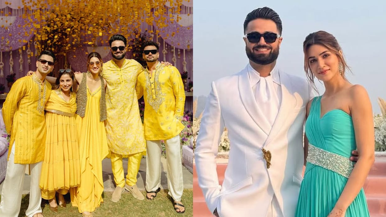 Kriti Sanon gives pose with rumoured boyfriend Kabir Bahia nupur sanon reacts