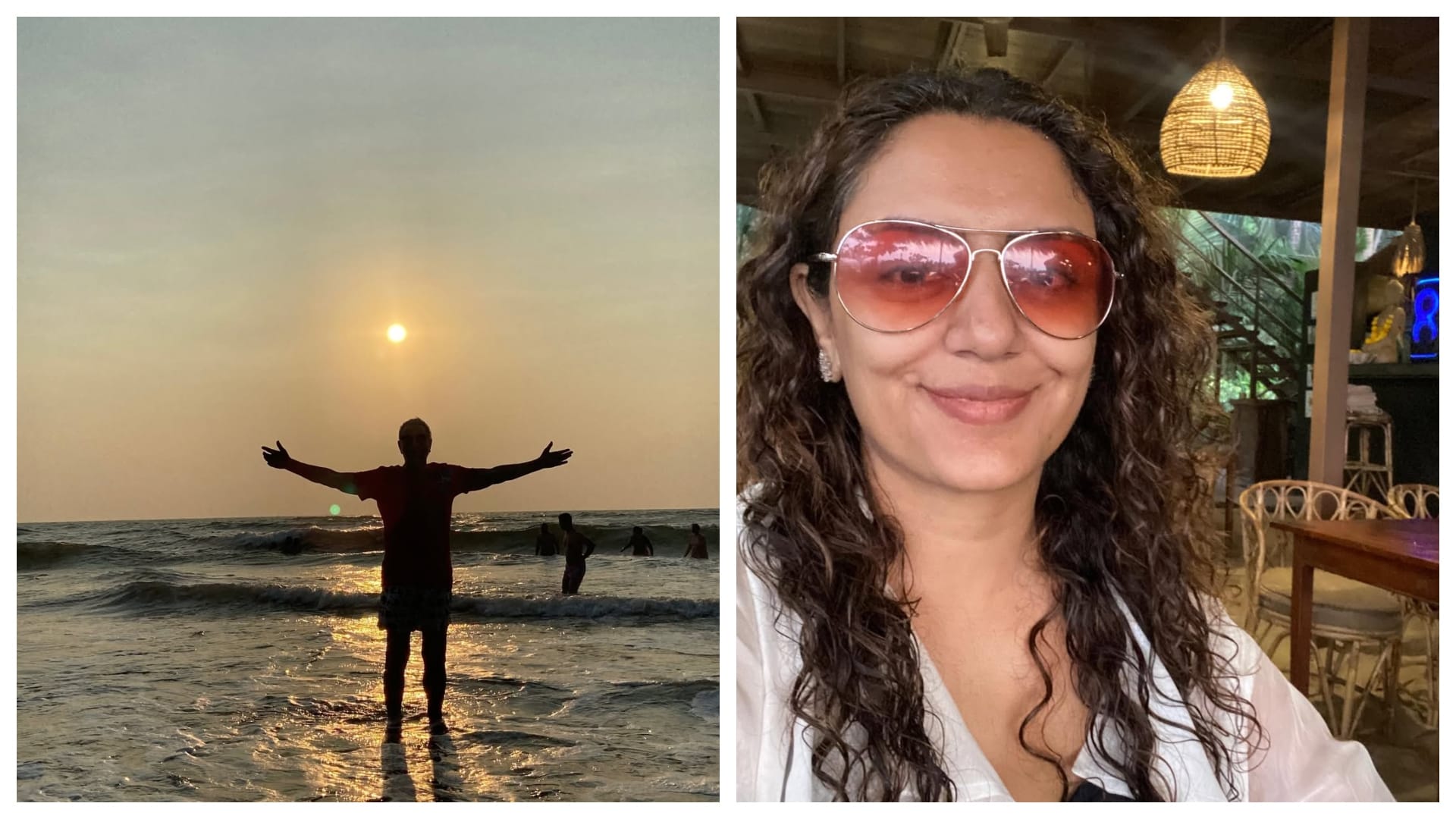 Kabir Bedi Celebrates His 80th Birthday 10th Wedding Anniversary With Parveen Dusanj In Goa