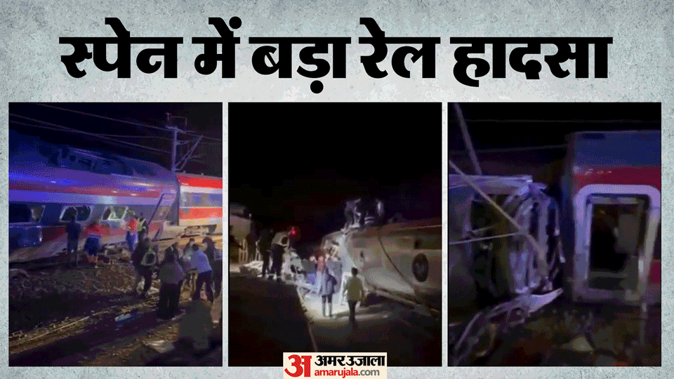 high-speed train derailed in southern Spain Many people killed and injured