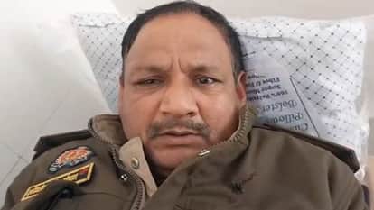 sub inspector attacked by the husband of the village head in Pilibhit