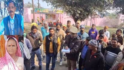 couple riding motorcycle died after being hit by truck in Kasganj