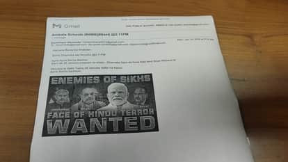 Four schools in Ambala received bomb threats