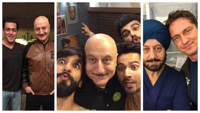 anupam kher share MEMORIES OF 2016 follow trend salman khan anil kapoor Gerard Butler sonam satish kaushik