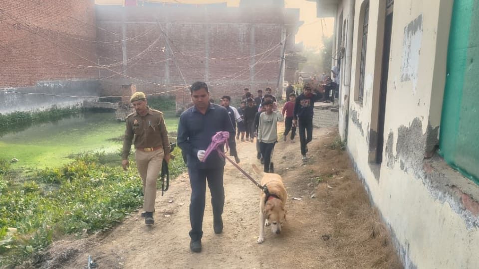 Etah Mass Murder Search dog kept stopping at same spot repeatedly
