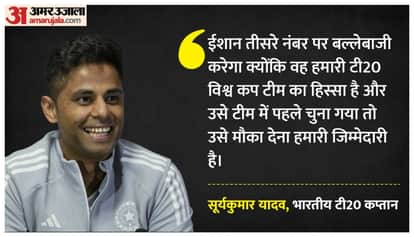 skipper Suryakumar Yadav on Ishan Kishan and team India combination India vs Newzealand T20 Series