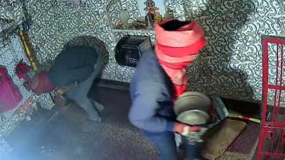 Masked Thieves Caught on CCTV Stealing from Kali Mata Temple