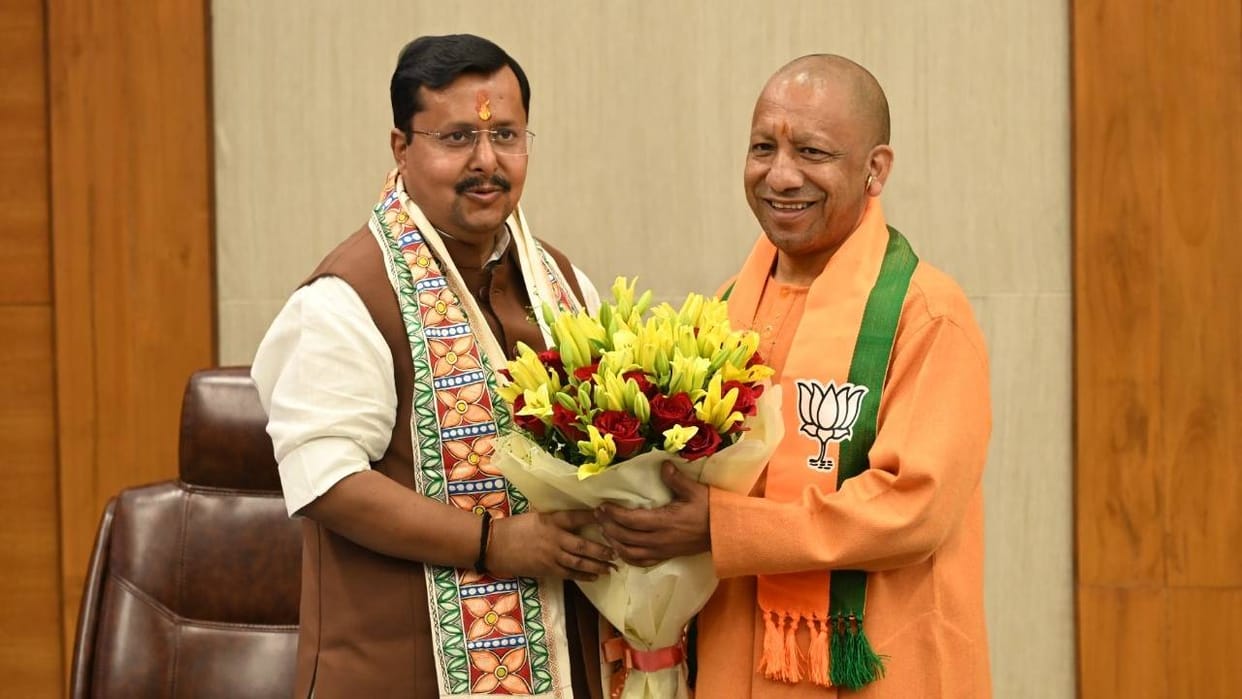 UP: CM Yogi said - Nitin Naveen will give new energy and direction to the party... Uttar Pradesh will also con