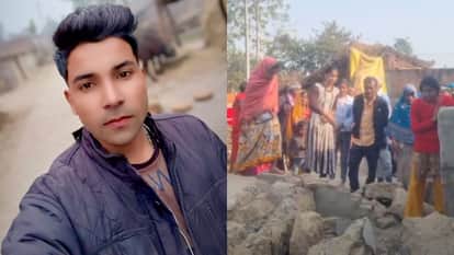 man died and his mother was seriously injured when a mud wall of their house collapsed