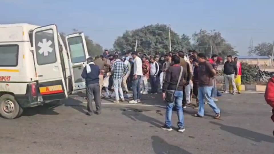 नरवाना में हादसा।