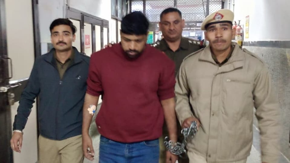 Wanted criminal Rajendra arrested with pistol STF Karnal Panchkula