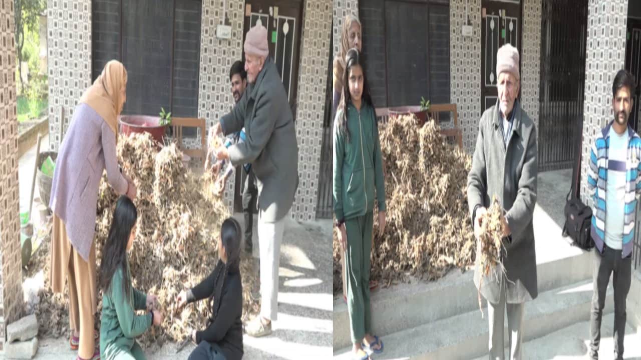 सेवानिवृत्त प्रधानाचार्य ने प्राकृतिक खेती कर उगाई 10 क्विंटल हल्दी।