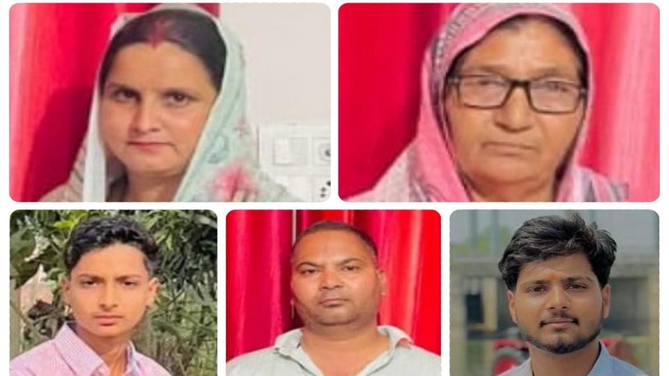 Sarsawa incident: Four murders and one suicide, no one heard the sound of 18 bullets, no eyewitnesses