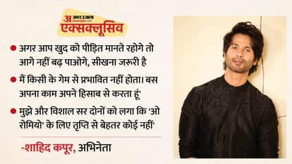 Shahid Kapoor Exclusive Interview: actor talks about his Movies career and upcoming film O Romeo