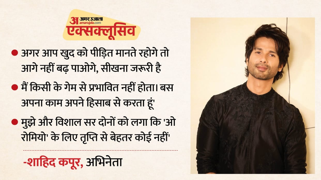 Shahid Kapoor Exclusive Interview: actor talks about his Movies career and upcoming film O Romeo