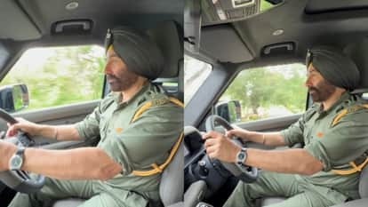 Sunny Deol Behind the Wheel of Land Rover Defender Sparks Seatbelt Debate Online