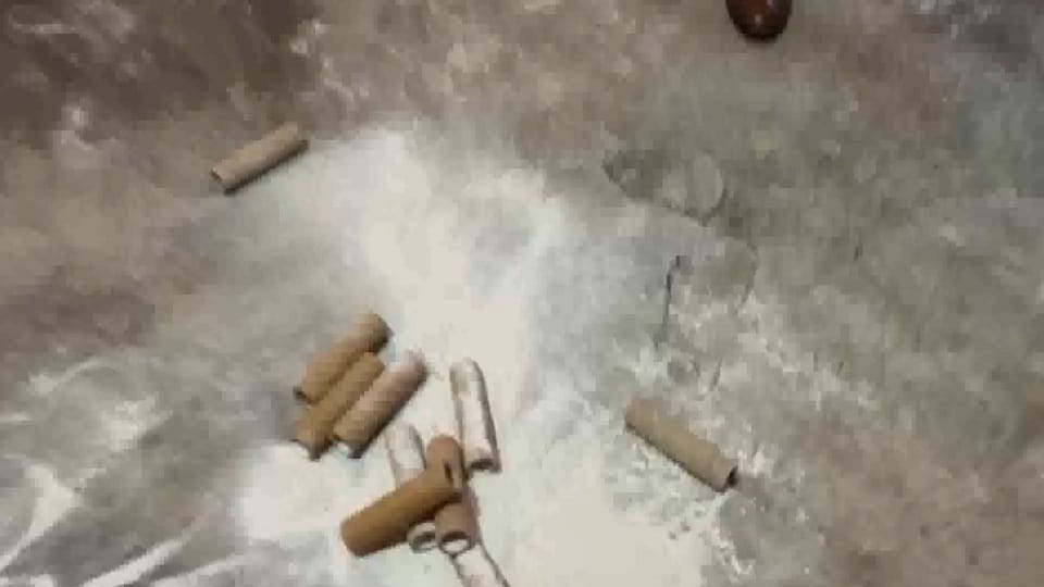 200 kg of gun cotton powder 2 000 candles made with explosive materials and other equipment recovered in Hapur