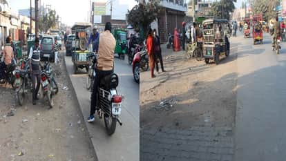 Condition of roads in Hathras
