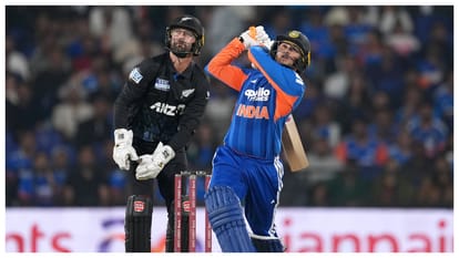 IND VS NZ: Abhishek sharma hits half century in nagpur t20i against newzealand know